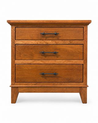 Yutzy Woodworking Cortland 3-Drawer Nightstand