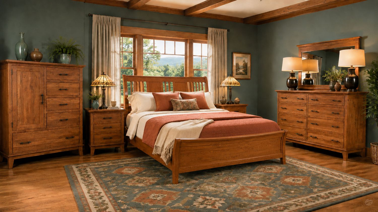 Yutzy Woodworking Cortland 3-Drawer Nightstand