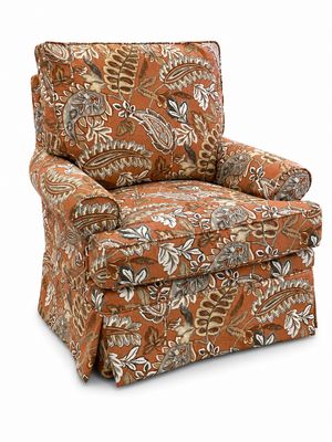 Four Seasons Sarah  XL Slip Covered Swivel Glider