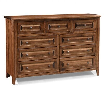 Amish Essentials Carson 9 Drawer Dresser Amish Essentials Carson 9 Drawer Dresser