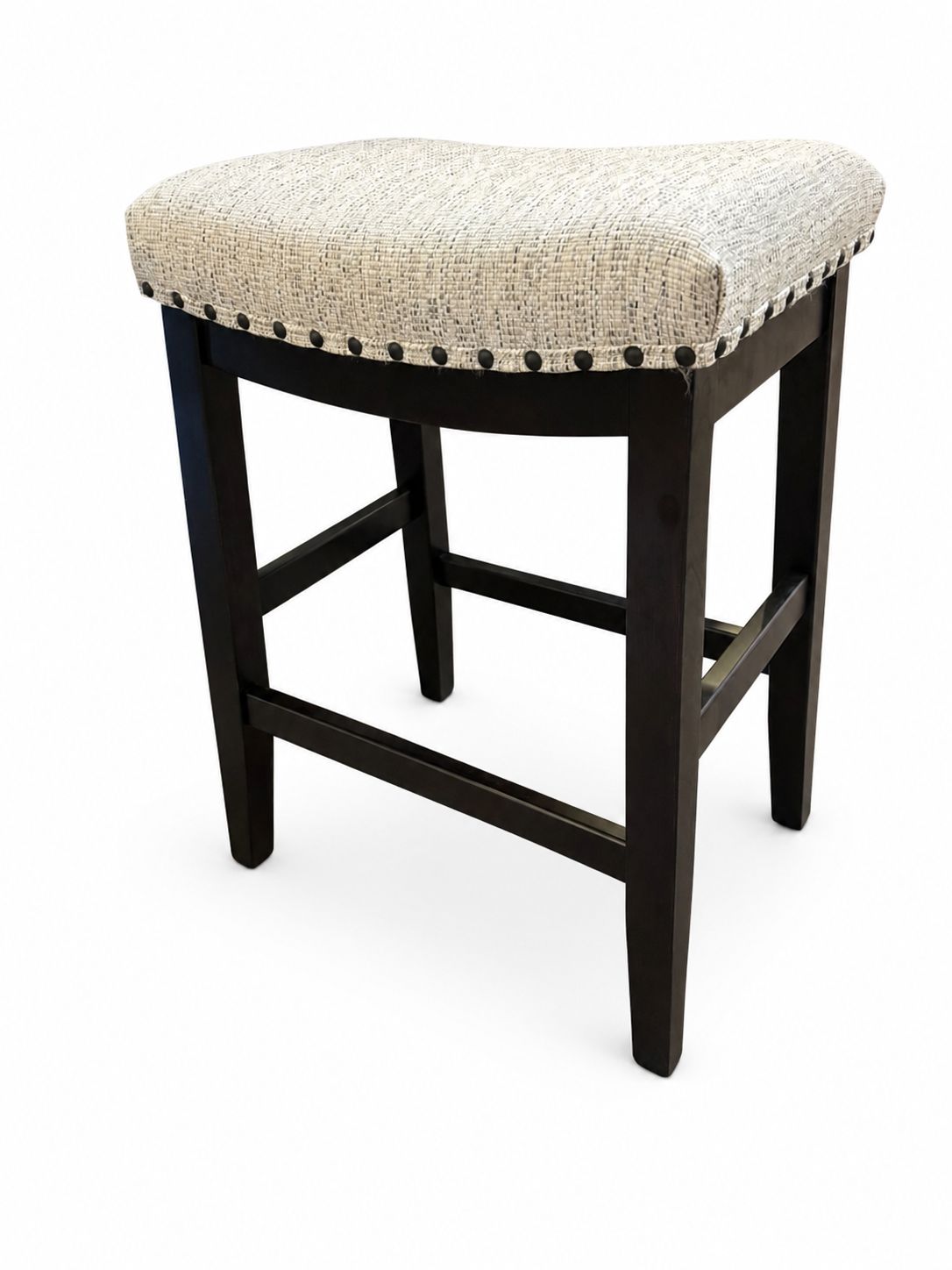 Yutzy Woodworking Fabric Saddle Stool