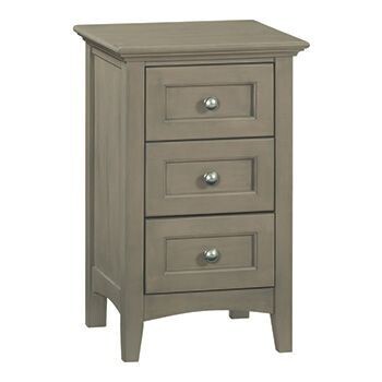Whittier McKenzie Small 3-Drawer Nightstand Whittier McKenzie Small 3-Drawer Nightstand
