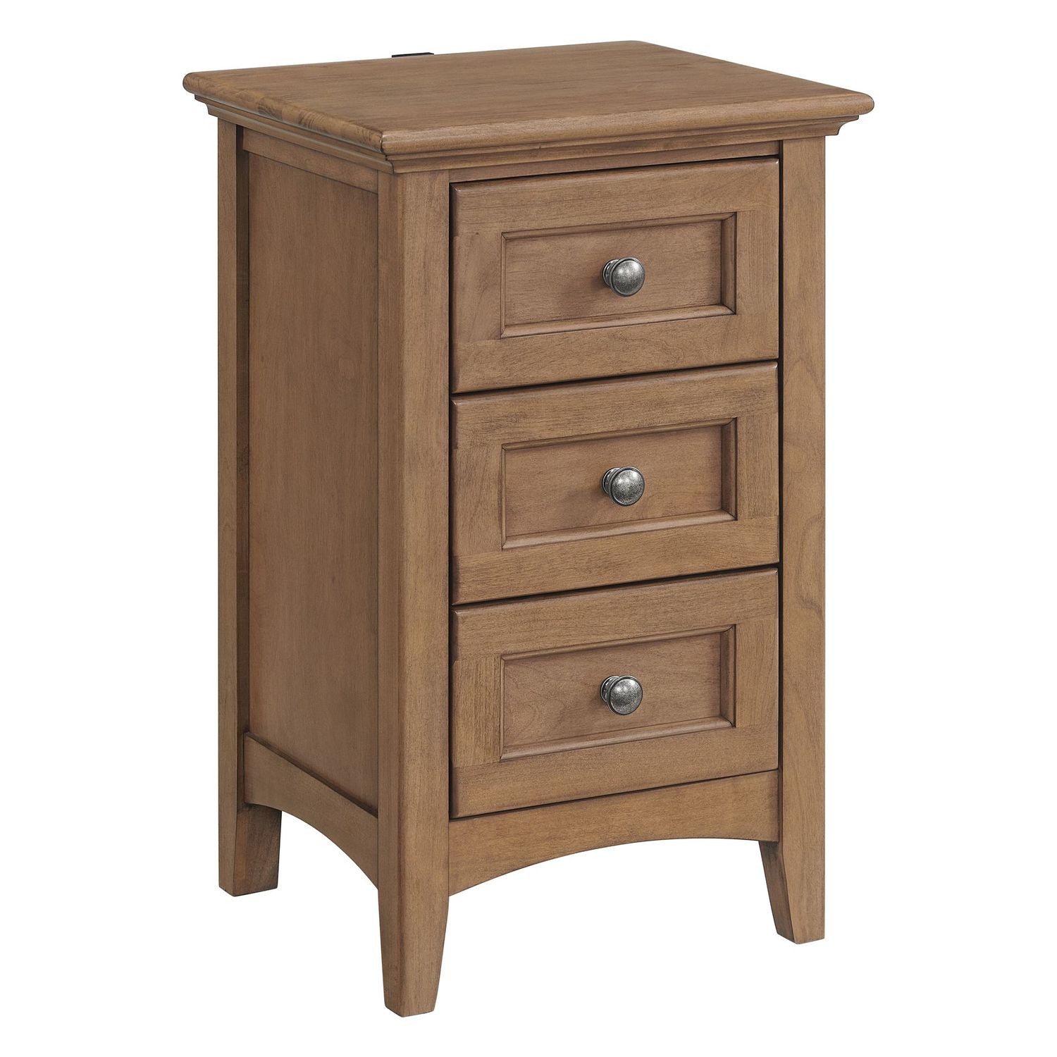 Whittier McKenzie Small 3 Drawer Nightstand
