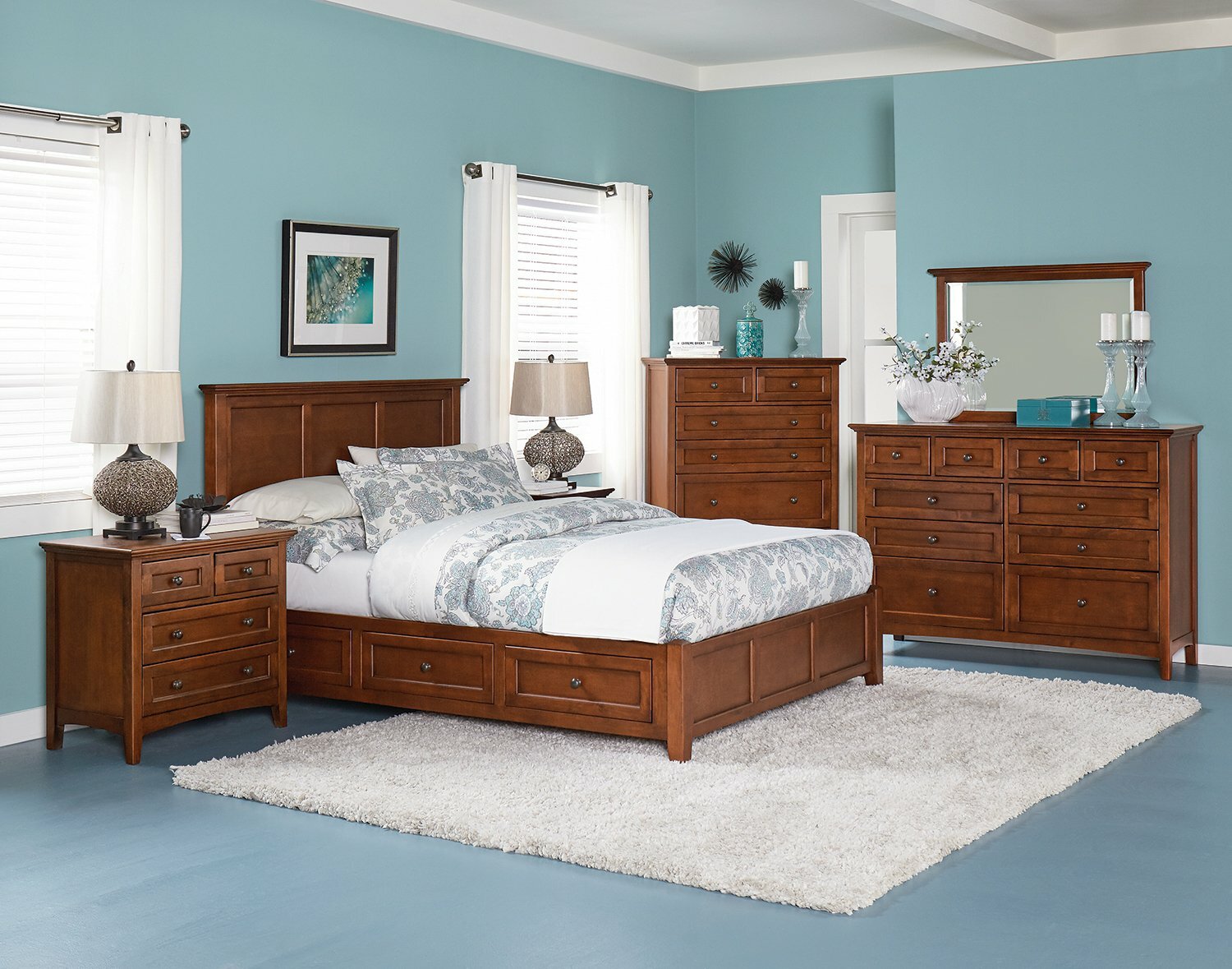 Whittier McKenzie 6-Drawer Tall Chest
