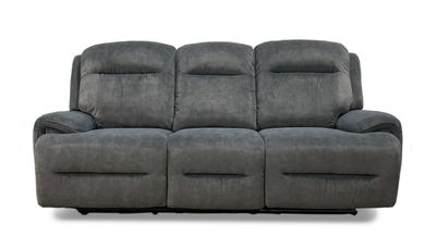 Designs Direct Power Reclining Sofa with Power Headrest