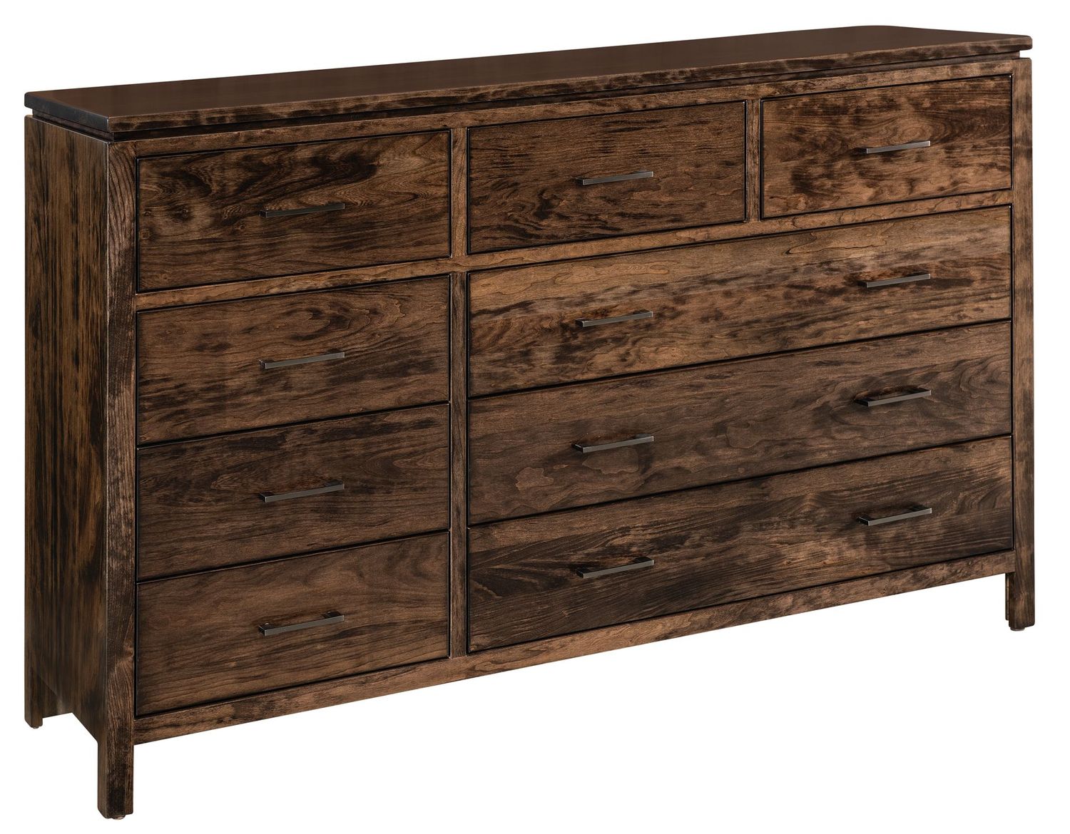 Amish Essentials Maverick 9 Drawer Dresser