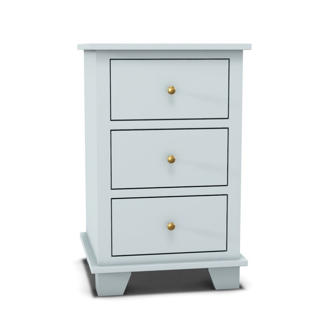 Archbold Portland 3 Drawer Nightstand