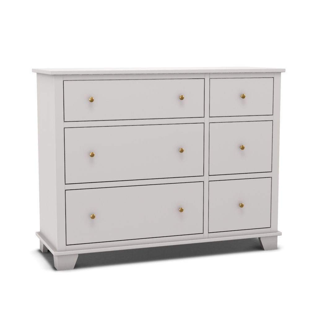 Archbold Portland 6 Drawer Combo Dresser