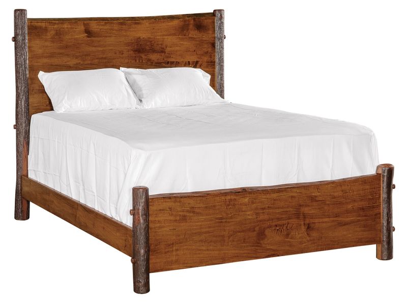 Mountain Retreat Natural Live Edge Bed Mountain Retreat Natural Live Edge Bed
