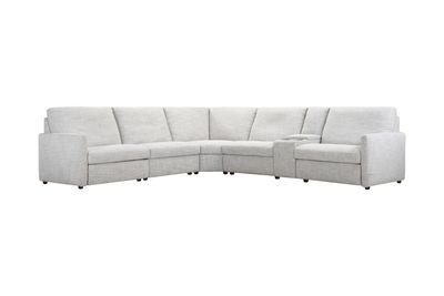 Violino Leather 34376 6-piece Power Reclining Sectional