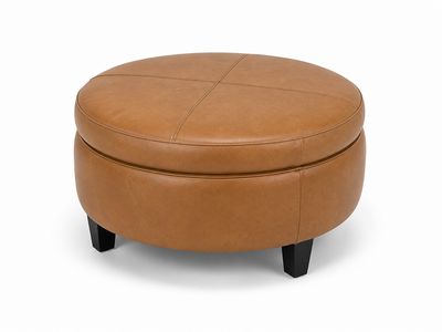 Jonathan Louis 32" Round Storage Ottoman