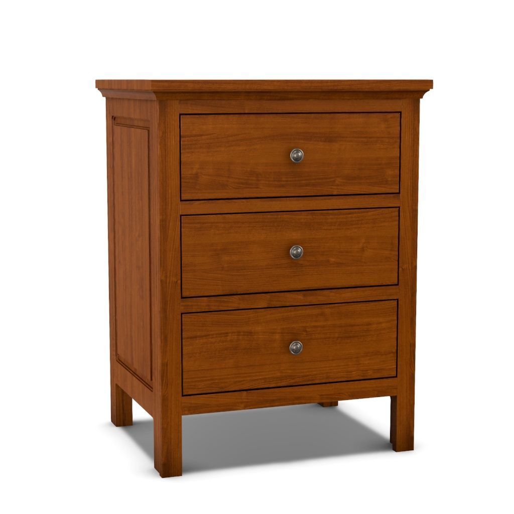 Archbold Heritage 3-Drawer Wide Nightstand Archbold Heritage 3-Drawer Wide Nightstand