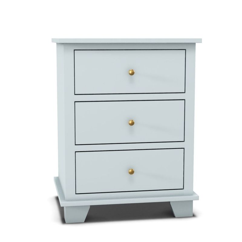 Archbold Portland 3 Drawer Wide Nightstand Archbold Portland 3 Drawer Wide Nightstand