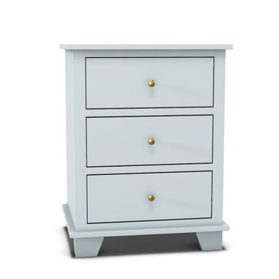 Archbold Portland 3 Drawer Wide Nightstand
