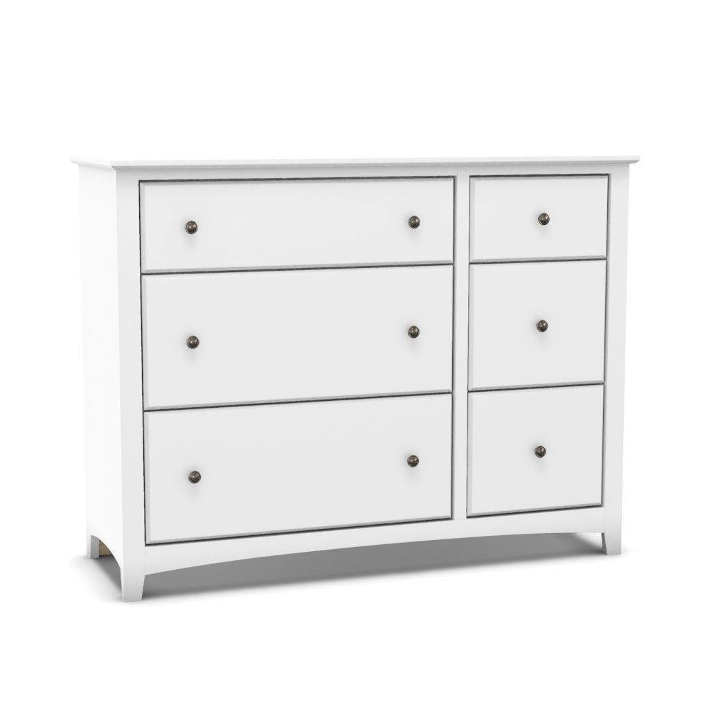 Archbold Shaker 6 Drawer Combo Dresser