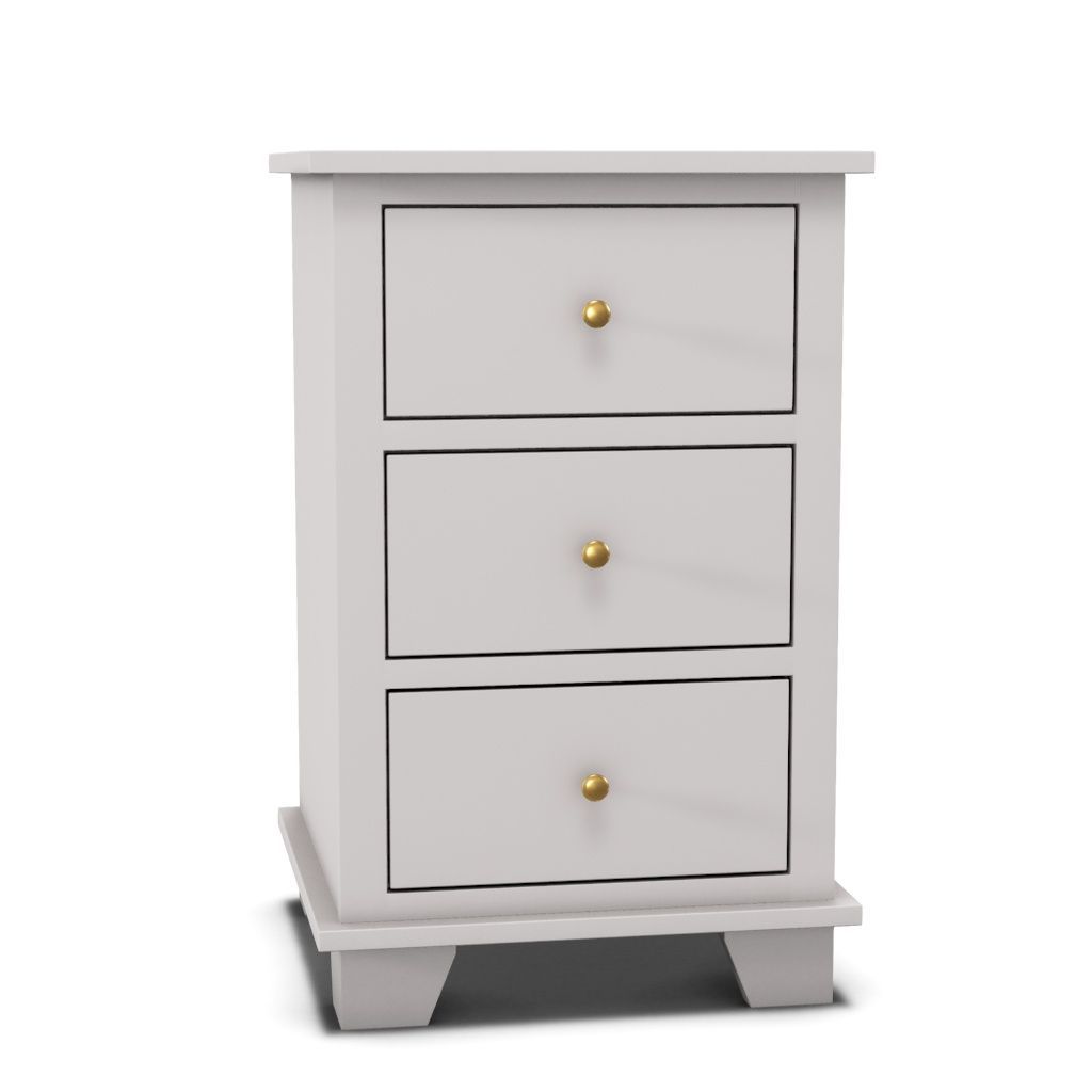 Archbold Portland 3 Drawer Nightstand
