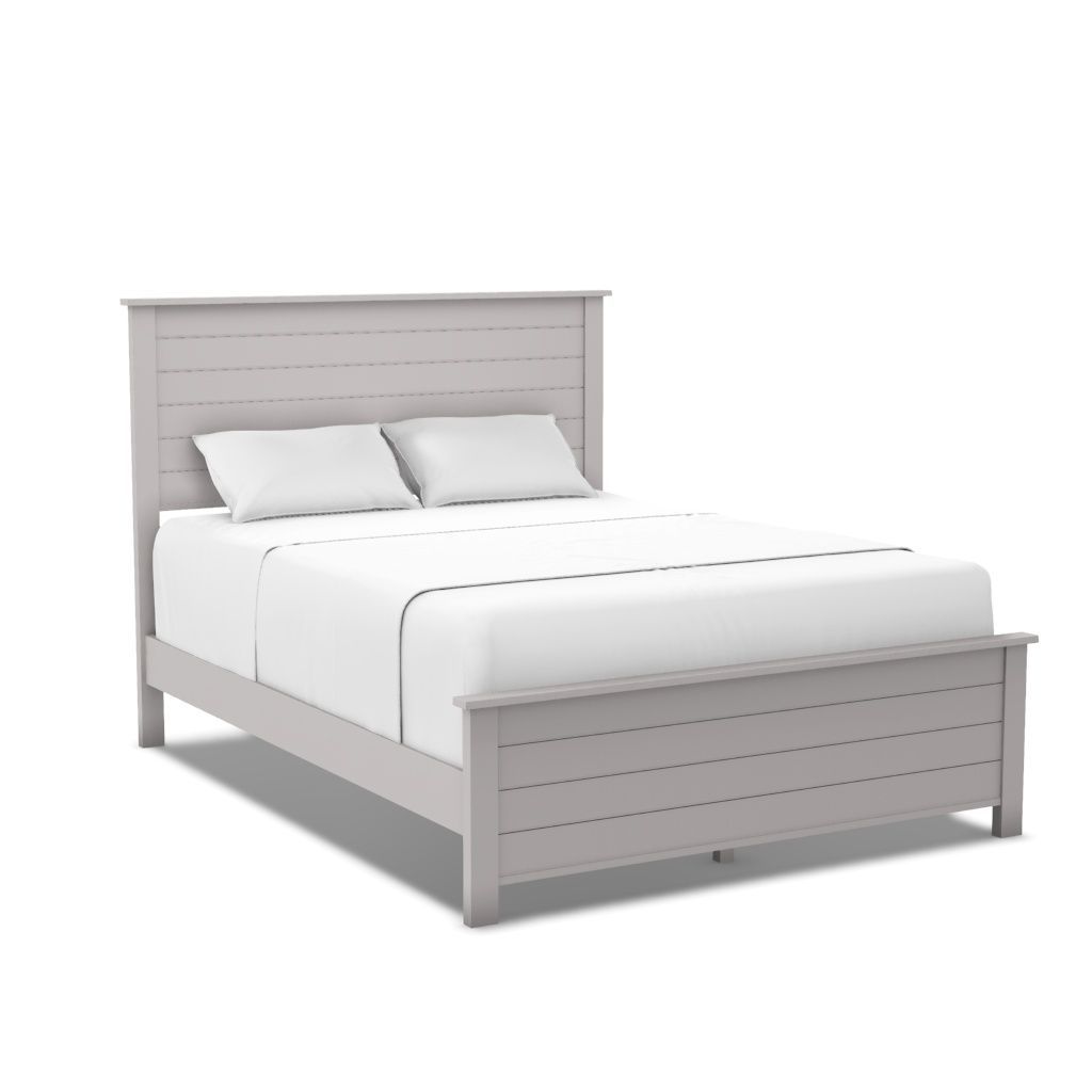 Archbold Portland Linen White Bed