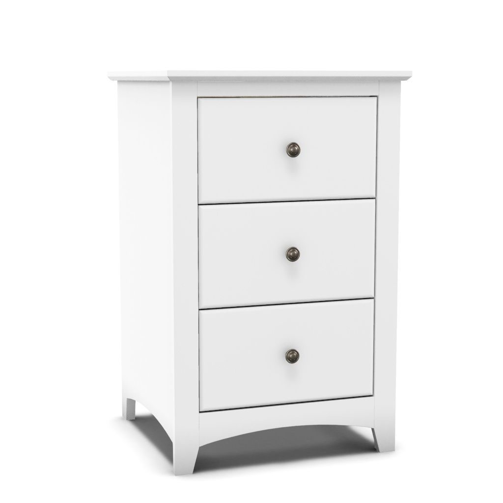 Archbold Shaker 3 Drawer Nightstand