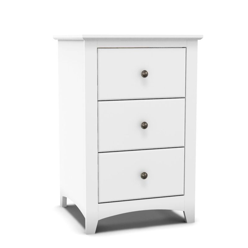 Archbold Shaker 3 Drawer Nightstand
