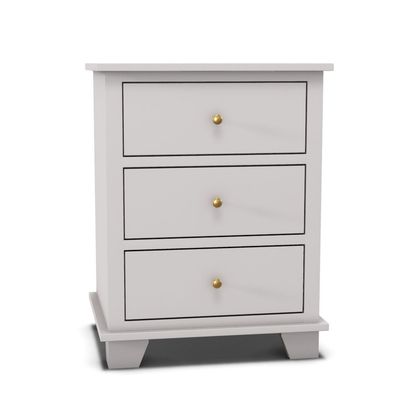 Archbold Portland 3 Drawer Wide Nightstand Archbold Portland 3 Drawer Wide Nightstand