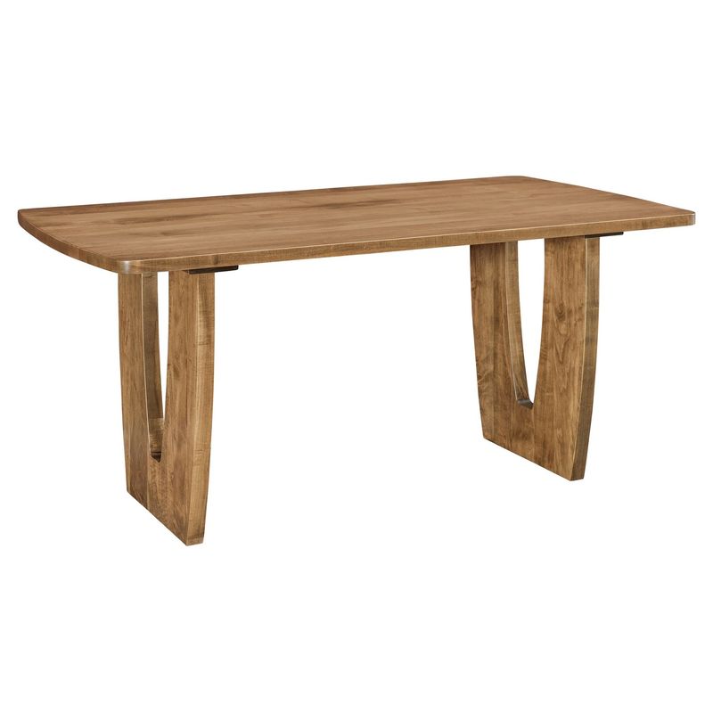 Amish Essentials Harper Solid Top Trestle Table