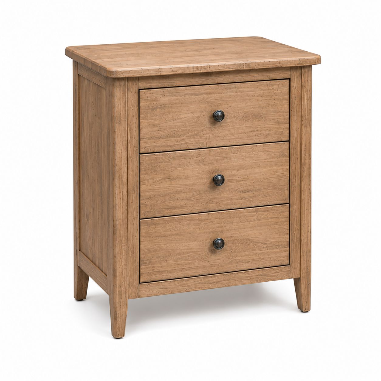 Amish Essentials Elliot 3 Drawer Nightstand