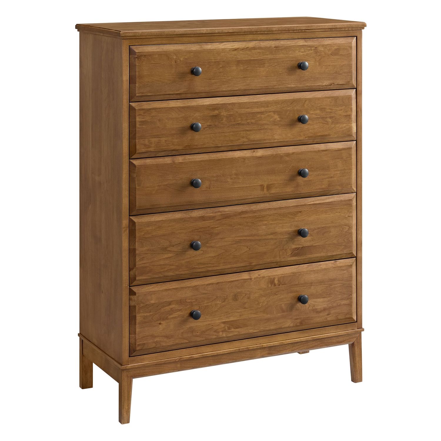 Whittier Virginia 5 Drawer Chest Mocha