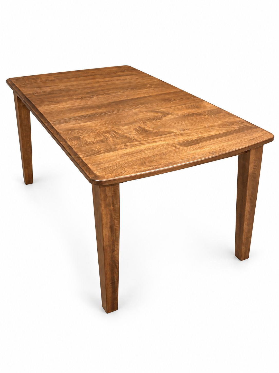 Amish Essentials Bow End Table 36x48 with Leaf Amish Essentials Bow End Table 36x48 with Leaf