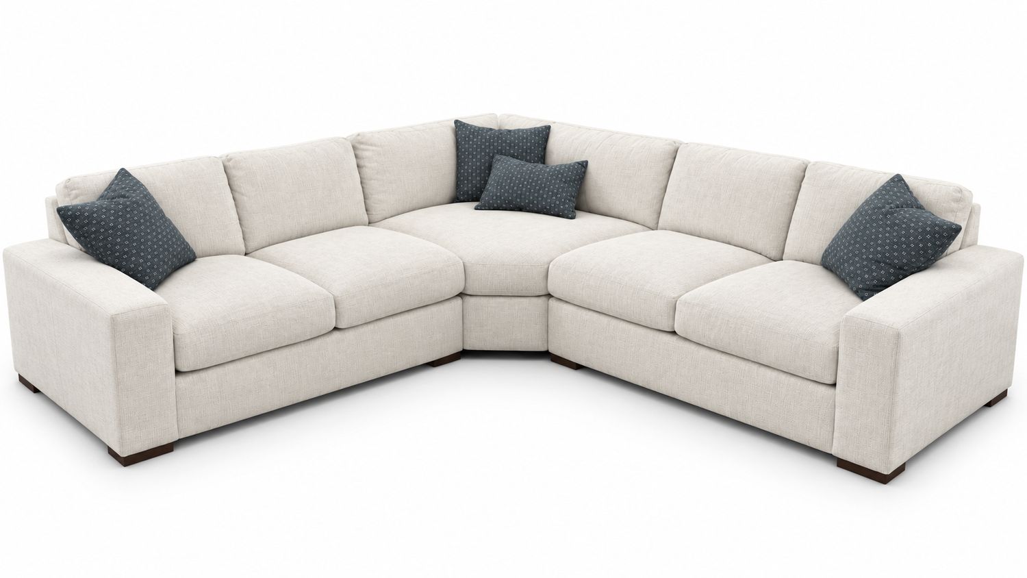 Jonathan Louis THE EDIT Fabric Lounge 3 Piece Sectional