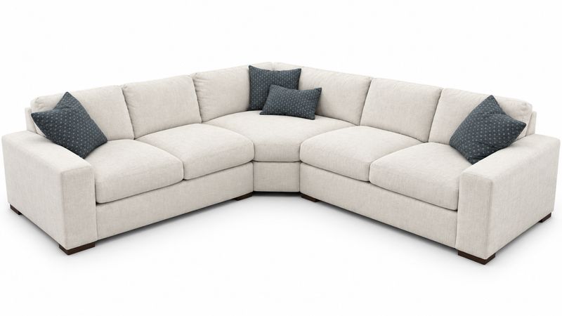 Jonathan Louis THE EDIT Fabric Lounge 3 Piece Sectional Jonathan Louis THE EDIT Fabric Lounge 3 Piece Sectional