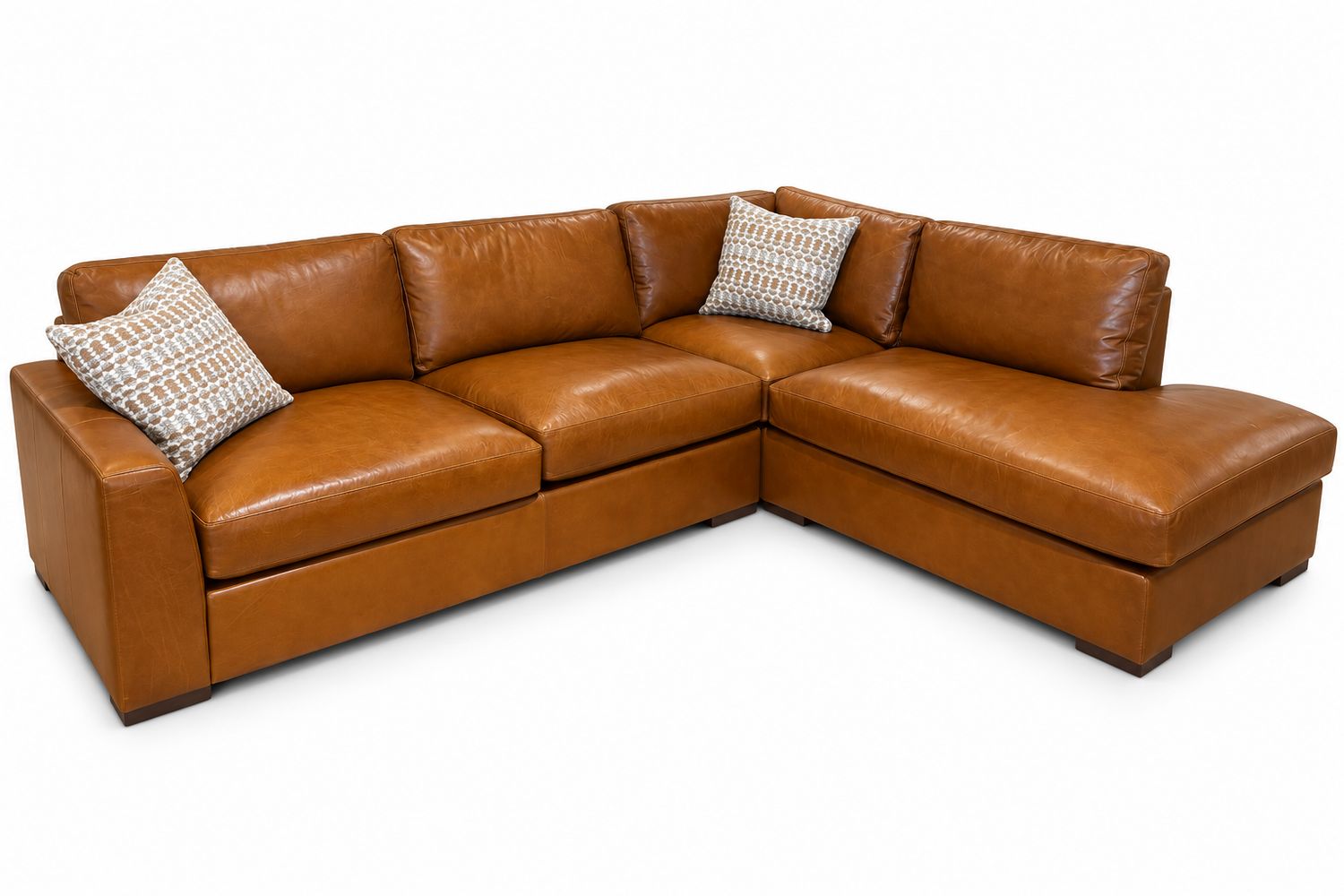 Jonathan Louis THE EDIT Leather Classic 2 Piece Sectional Jonathan Louis THE EDIT Leather Classic 2 Piece Sectional