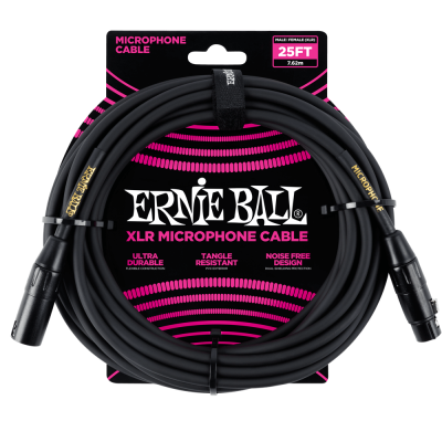 Ernie Ball - XLR Microphone Cable 25"