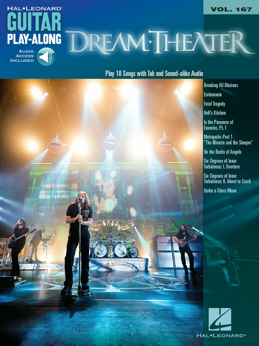 Dream Theater Guitar Play-Along Volume 167 - HL 00111938