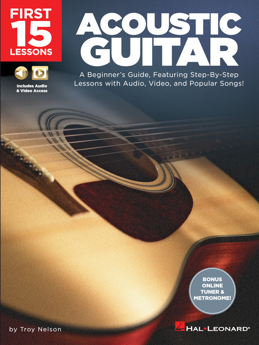 First 15 Lessons Acoustic Guitar - HL 00244588