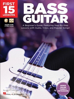 First 15 Lessons - Bass Guitar - HL 00244590