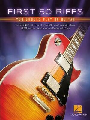 First 50 Riffs You Should Play on Your Guitar - HL 00277366