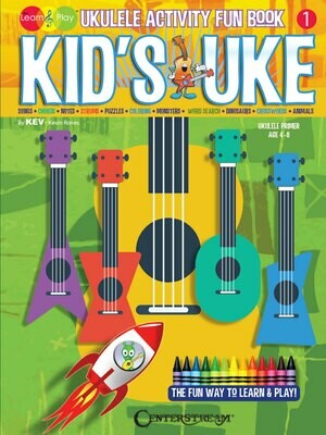 Kids Ukulele Activity Fun Book  - HL 00173015