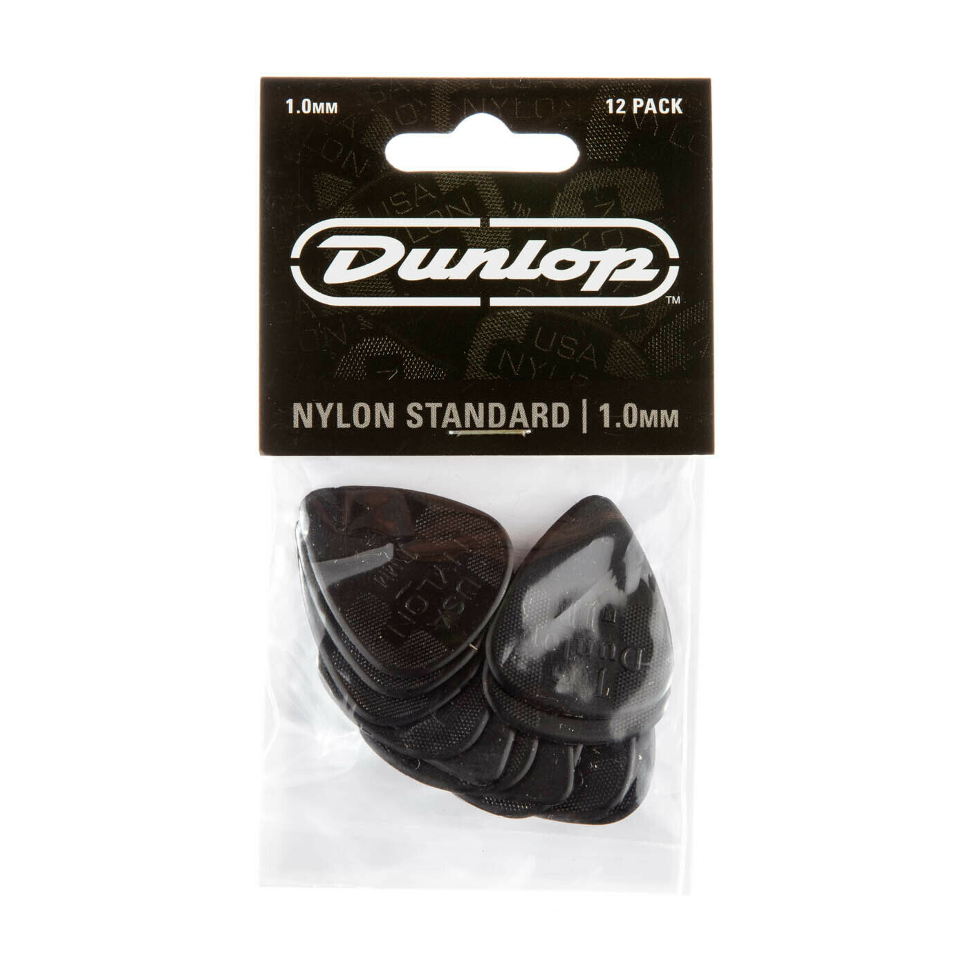 Dunlop 1.0Mm Nylon Guitar Pick (12/Bag)