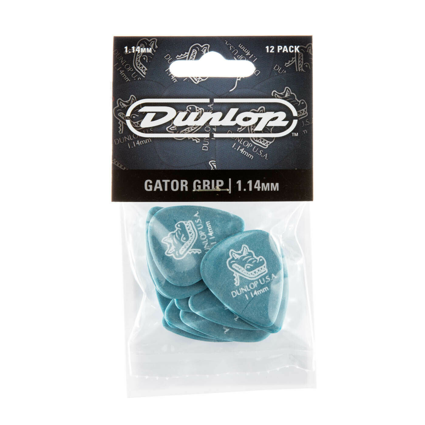 Dunlop 1.14Mm Gator Grip Guitar Pick (12/Bag)