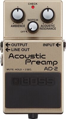 BOSS AD-2 Acoustic Preamp Guitar Pedal
