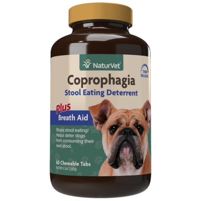 Naturvet Coprophagia Stool Eating Deterrent 60 Tabs