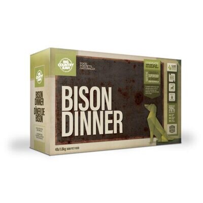 BCR Bison Dinner Carton 4 lbs