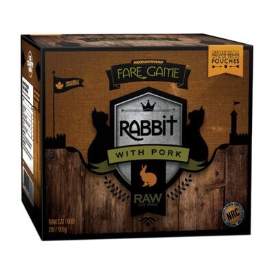 BCR Fare Game Rabbit &amp; Pork 2Lb