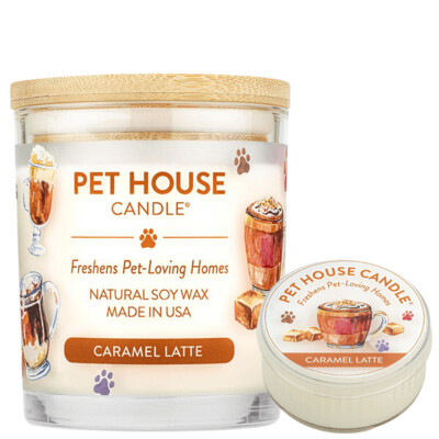Pet House Caramel Latte Candle 8.5oz