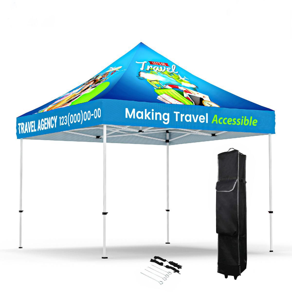 : 10' x 10' Custom Printed Pop Up Tent : 10' x 10' Custom Printed Pop Up Tent
