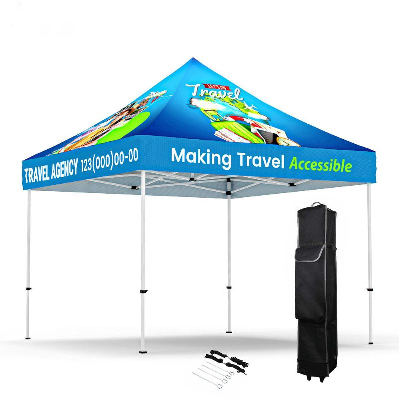 :          10' x 10' Custom Printed Pop Up Tent