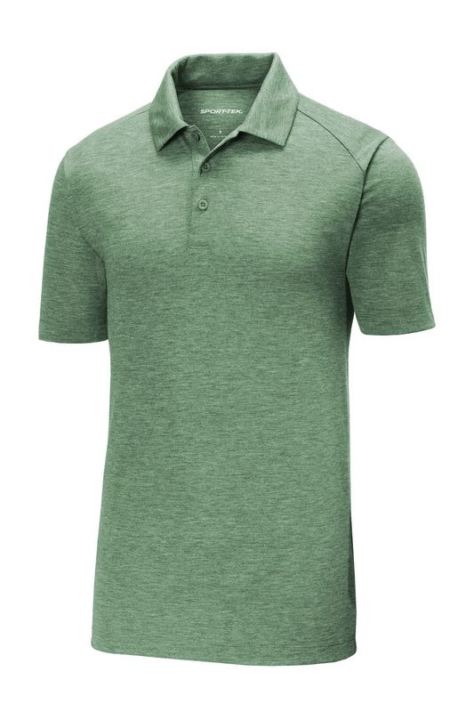 Sport-Tek Men's PosiCharge Tri-Blend Wicking Polo Embroidered