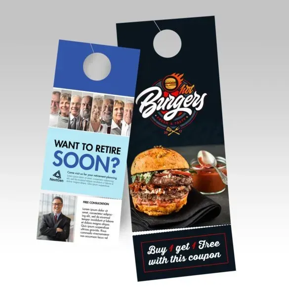 :    Tear-Off Door Hangers Full Color