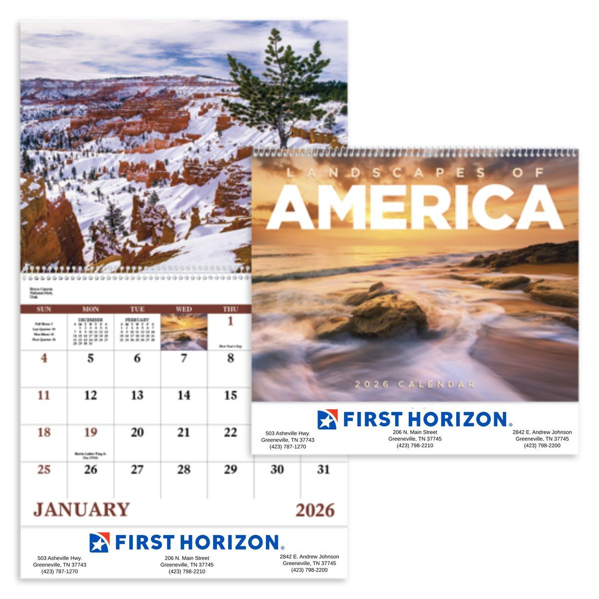 : Spiral Wall Calendar (Landscapes) : Spiral Wall Calendar (Landscapes)