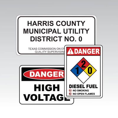 Utility District Signs